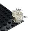 5 шт. 2x2 точки Светящийся кубик Люминесцентная лампа Аксессуары Круглый светодиодный Подсвечиваемый Цветные Обучающие Светоизлучающие Создающие Модули