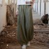 Ayollar Vintage Tie-dye Bloomers Shimlar Elastik Bel Bahor Patchwork Keng Ayollar Shimlari