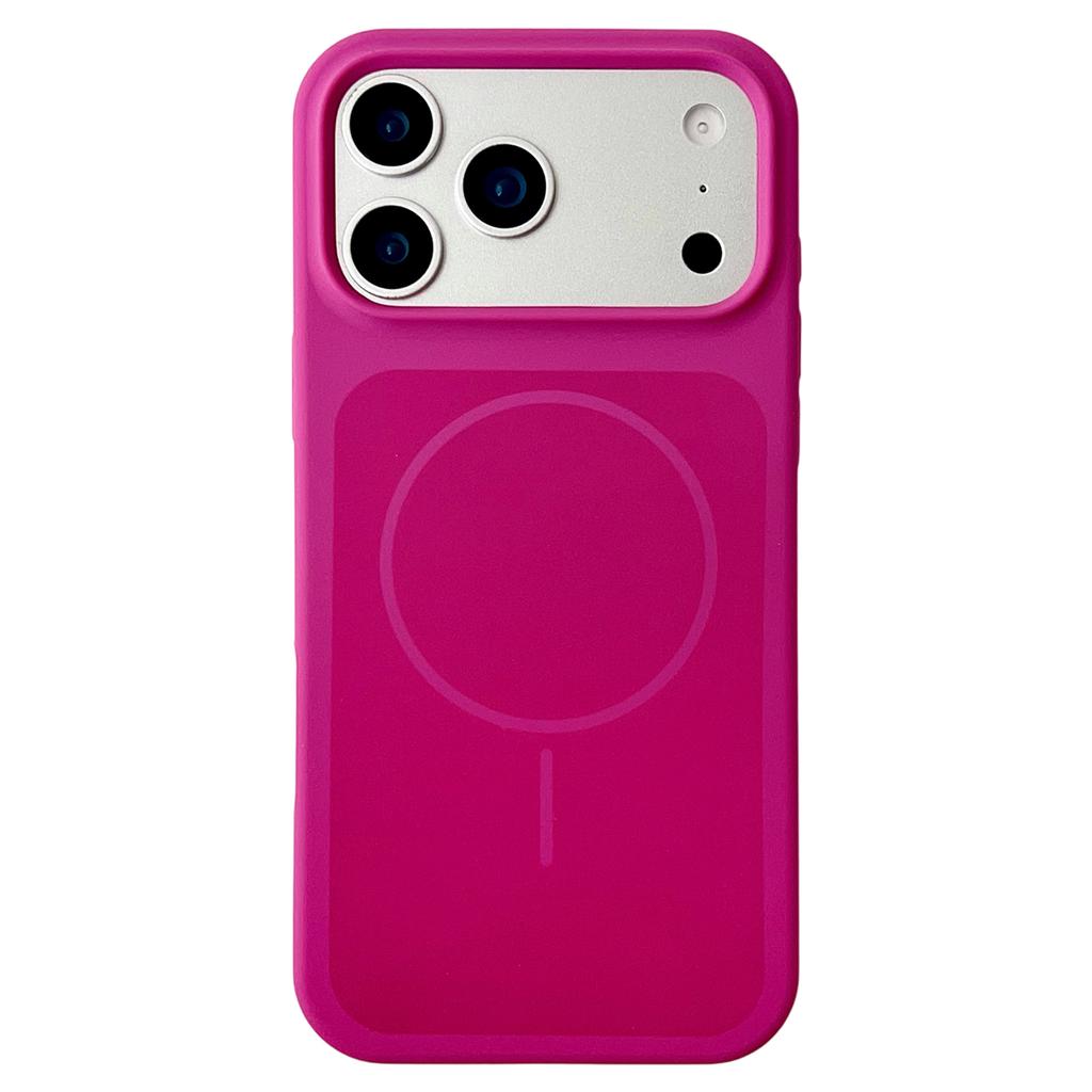 For iPhone 17 Pro Case Compatible with MagSafe Shockproof Silicone Phone Back Cover