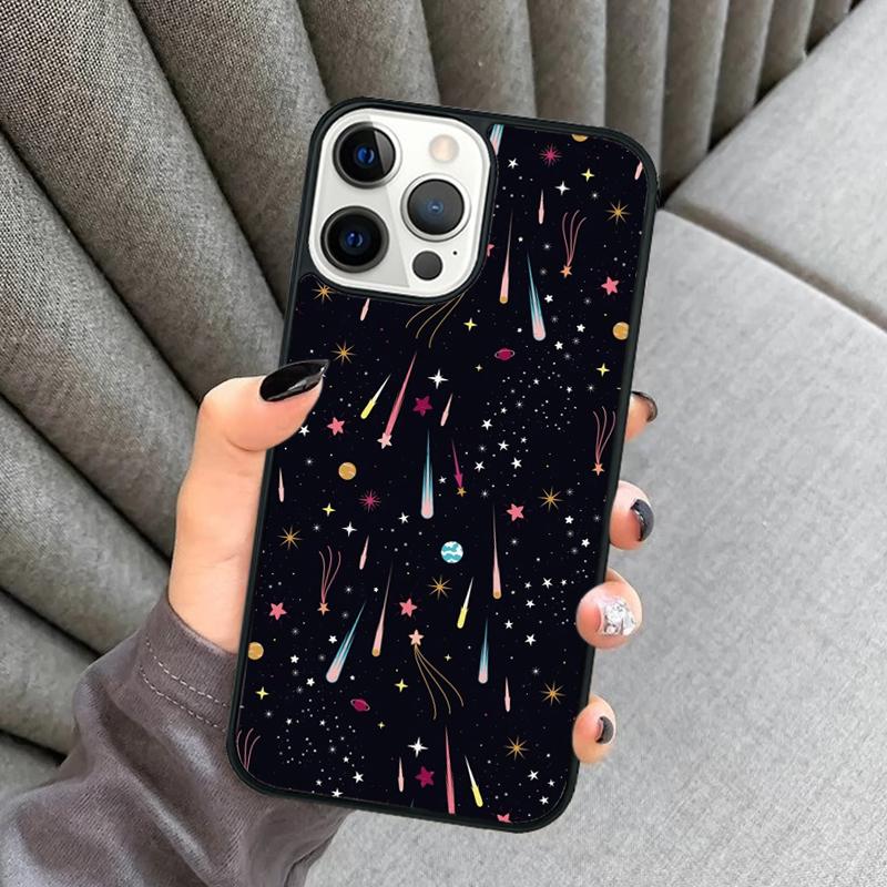 Звездная ночь космос созвездия звезды Чехол для телефона Для iPhone 17 Air 16 16e 15 13 14 Pro Max 11 12 Plus 2022 MAX