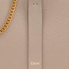 Chloe Marcie Zipper Closure Pebbled Calfskin Shoulder Bag Women shoulder bag Beige CHC23-WP849L52-23W