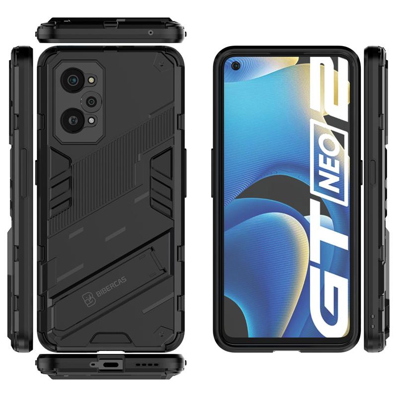 Для чехла OPPO Realme GT Neo 3T Чехол Для Realme GT Neo 3T 2 3 2T Capas Подставка Задняя крышка-держатель Для Realme GT Neo 3T Fundas