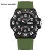 Электронные кварцевые часы с двойным календарем, модные трендовые мужские часы, цифровые водонепроницаемые часы