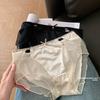 Ladies Spring Summer Sexy Lace 10A Anti-bacterial Love Mesh Low Rise Panties