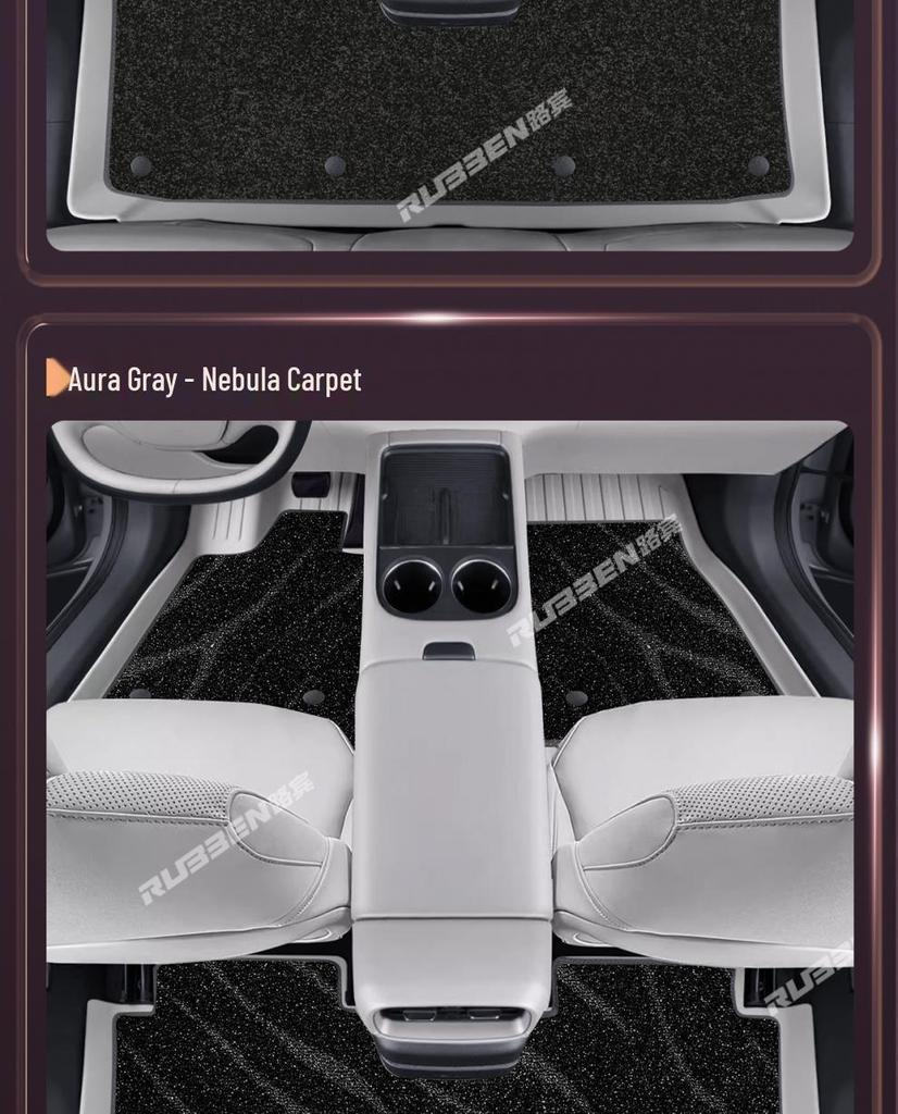 Совместимые коврики TPE для пола и багажника, аксессуары для интерьера XPeng G6