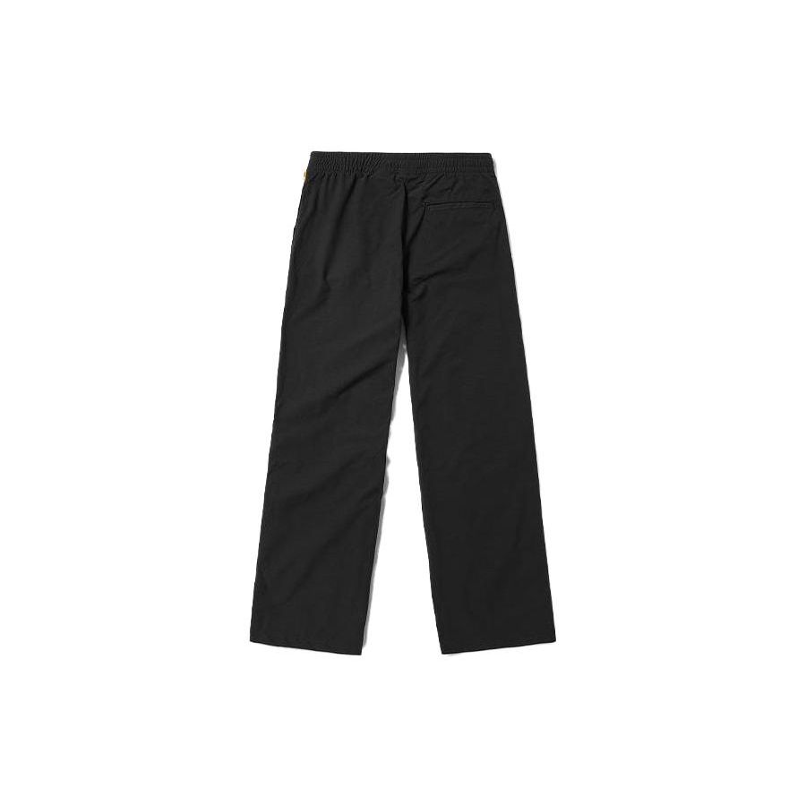 Timberland Однотонные повседневные брюки с манжетами и широкими штанинами на шнуровке, женские брюки черного цвета A5ZCN-001