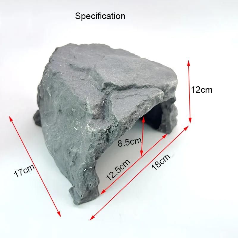 New Aquarium Decoration Resin Aquatic Fish Tank Ornament Decor Artificial Reptile Terrarium Turtle Accessories