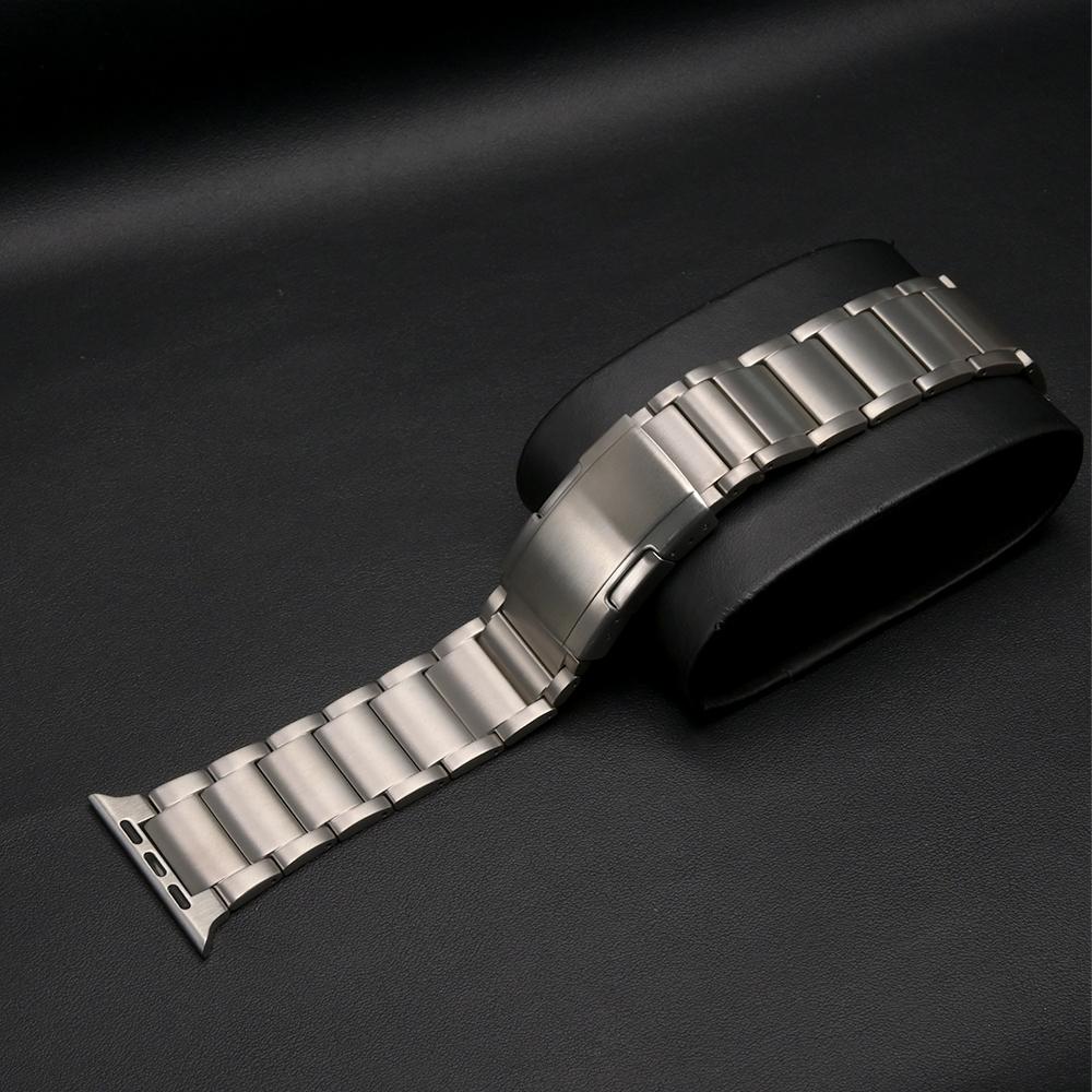 Титановый ремешок для Apple Watch Ultra 3 2 49 мм Серии 11 10 46 мм Correa Роскошный ремешок для Iwatch 9 8 7 6 5 4 Se3 45 мм 44 мм Браслет