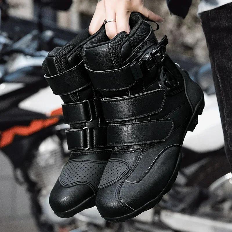 Мотоциклетные гоночные карьерные велосипедные ботинки Bota Motocross Riding Tribe Мотоциклетные ботинки мужские Botas Moto Мотоботы Обувь