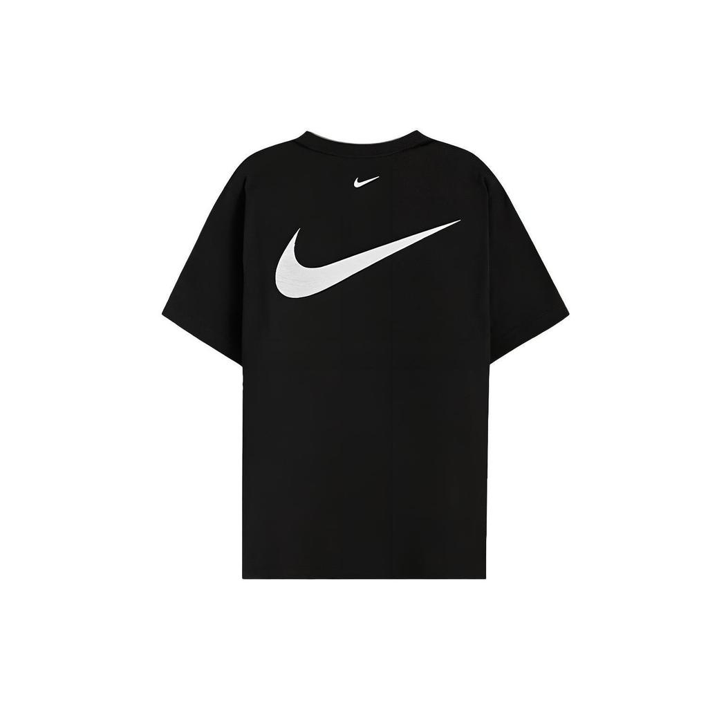 Nike Футболки Мужские Черные С Круглым Вырезом Умеренный Прямой Крой DH0030-010