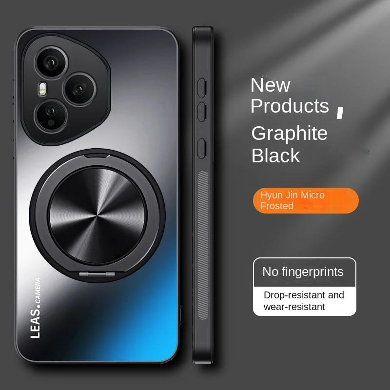 Для Huawei Honor 400 Pro Чехол Твердый Матовый с Кольцом-Подставкой Магнитный Защитный Чехол-Накладка Для Телефона Honor 400 Lite 400Pro