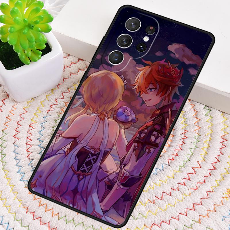 Мягкий силиконовый чехол для телефона Genshin Impact для Samsung Galaxy note 10 pro S26 S25 S24 S23 S22 S21 Plus S25Ultra Capa Cover