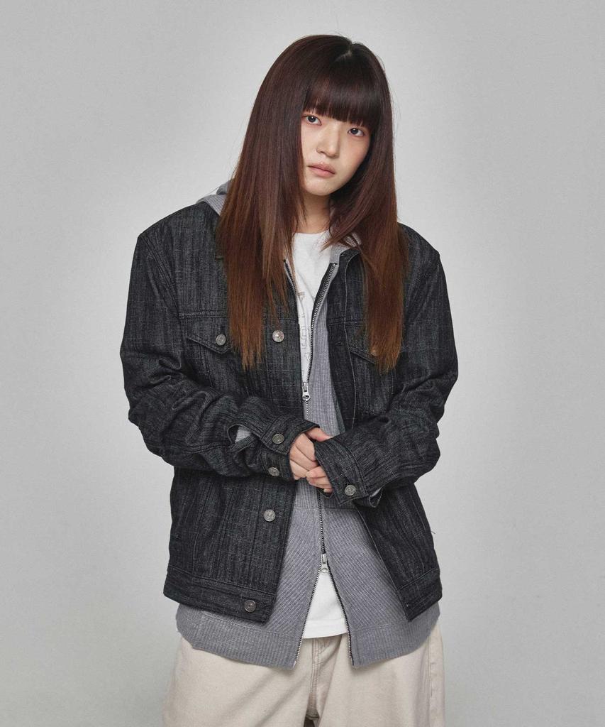 KICHUL Raw Denim Jacket (Black)