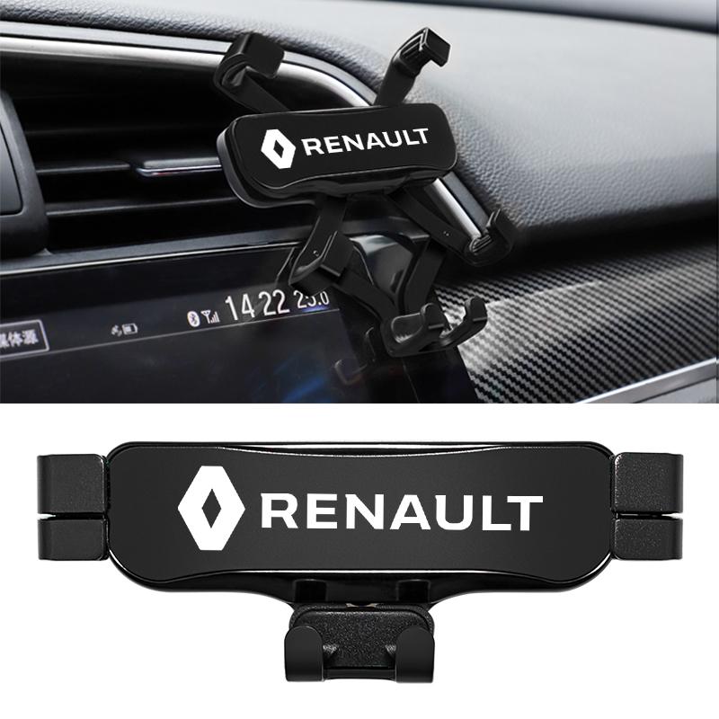 2026 Hot For Renault Hub Caps Car Phone Holder 360 Rotation Gravity Auto Grip Bracket For Renault Megane 2 3 4 Twingo Clio Talis
