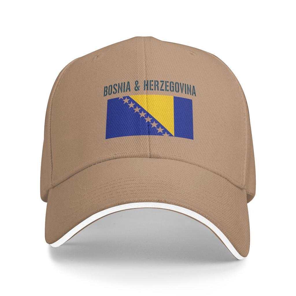 Spring Bosnia Flag Symbol Baseball Cap Hunting Camping Fashion Print Sun Trucker Hat Unisex Adult High Quality Snapback Cap