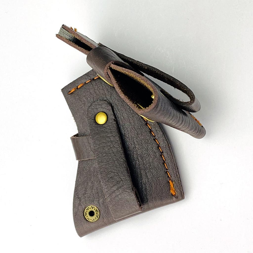 Чехол для топора из искусственной кожи, чехол для топора с креплением на талии и зажимом на кнопку, кожаный чехол для топора