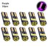 10pcs Super Bright T10 License Plate Light 168 12V Car LEDs Light W5W 194 Side Lights