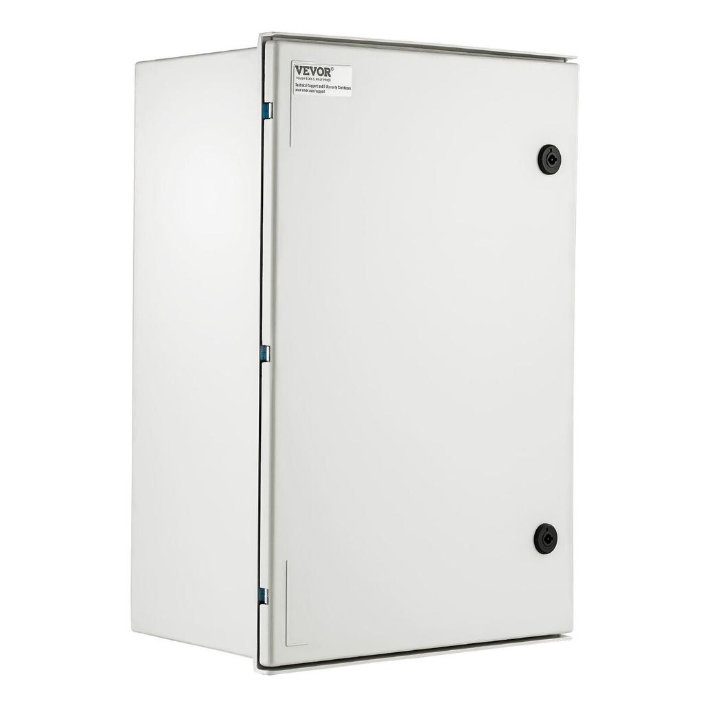 NEMA Steel Enclosure, 24 x 16 x 9\'\' NEMA 4X Fiberglass Electrical Box, IP66 Waterproof & Dustproof, Outdoor/Indoor Electrical Junction Box, with