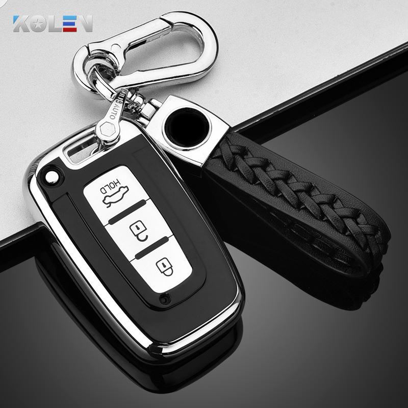 Мягкий ТПУ Авто Смарт Ключ Чехол Корпус Подходит Для Hyundai Solaris Hb20 I30 Veloster Sr Ix35 Elantra Accent Подходит Для Kia Rio Sportage K2 K3