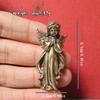Антикварная медная статуя Бога любви Купидона, маленькие украшения, латунные статуэтки ангелов, настольные украшения, аксессуары для домашнего декора