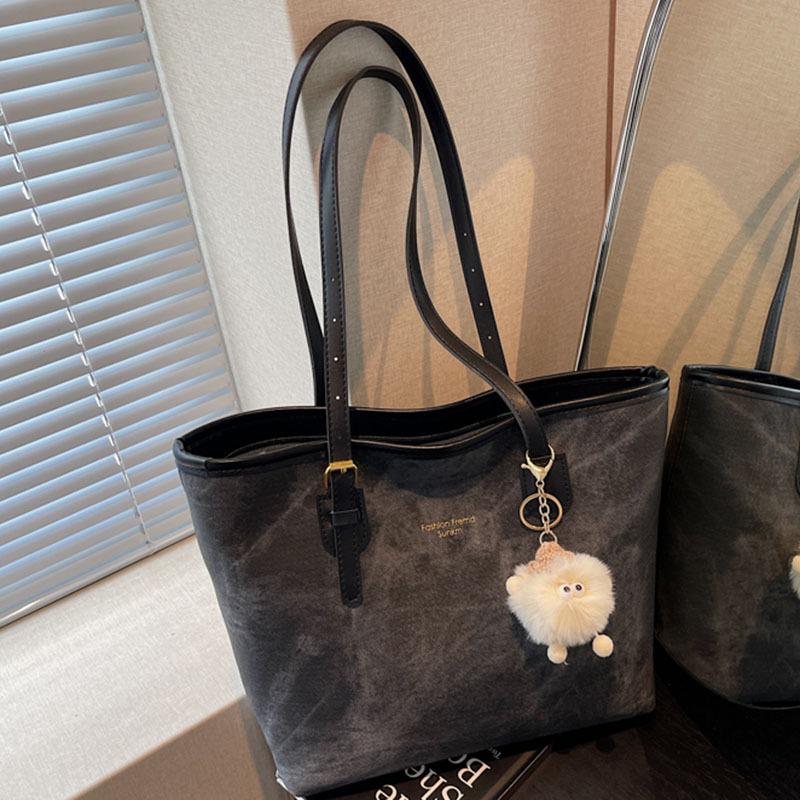 Универсальная сумка женская большой вместимости новая летняя повседневная на плечо текстурная сумка-тоут для поездок на работу