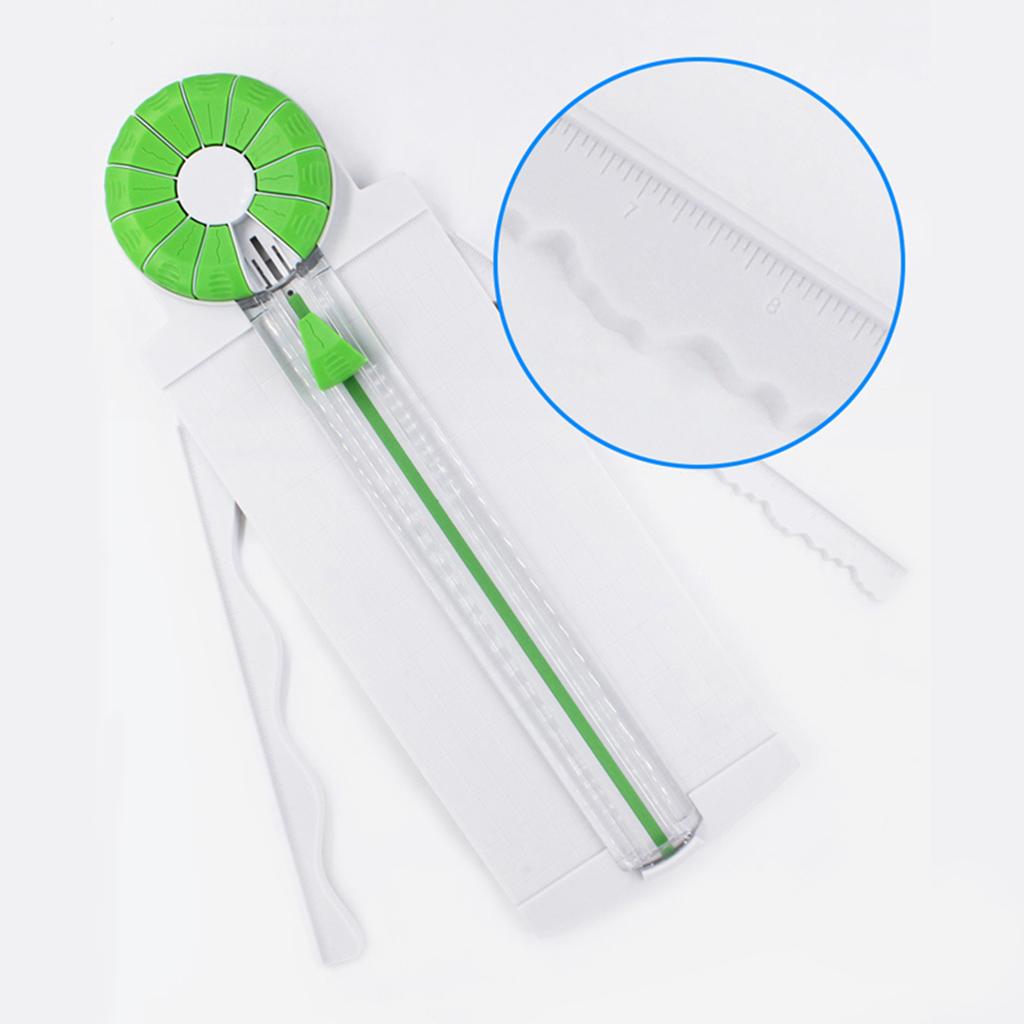 Мини-триммер для бумаги 12в1, роторный резак, длина обрезки А4, 12 различных форм, настольная резка бумаги