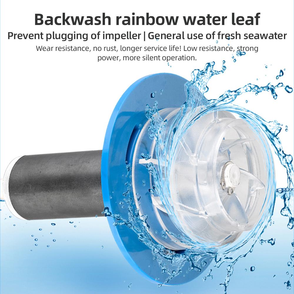 Погружной водяной насос производительностью 8000 л/ч — водяной насос с регулируемой частотой, технология синусоидальной волны, сверхтихий постоянный ток