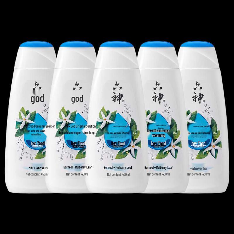 Освежающий гель для душа Liushén Ice Cool, 5 шт.