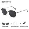 ZENOTTIC Trendy Polarized Prescription Sunglasses Hexagonal Progressive Sun Glasses For Men Women UV400 Protection Shades