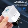 Быстрое зарядное устройство PD 65 Вт GaN с QC3.0 для телефонов и планшетов - Европейский стандарт