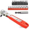 New L-shaped Ratchet Screwdriver 36-tooth Small Space Turning Wrench Durable Mini Right Angle Screwdriver Home