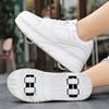 29-40 Детские четырехколесные разборные плоские туфли Runaway Shoes / Колесные скейт-кеды с колесами для женщин