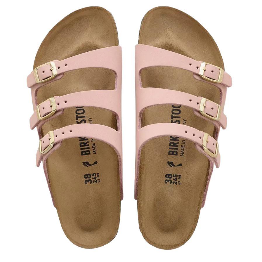 Birkenstock Флорида ЭВА Износостойкие Скользящие Шлепанцы Женские Розовые Узкие 1031813