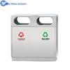 Stainless Steel Outdoor Waste Sorting Bin