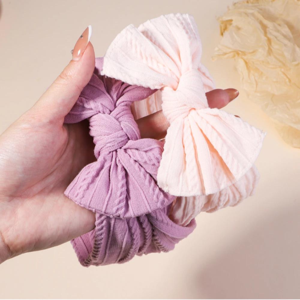 3Pcs/Lot Soft Baby Headbands Elastic Headwear Cute Headwrap  for 0-2Years