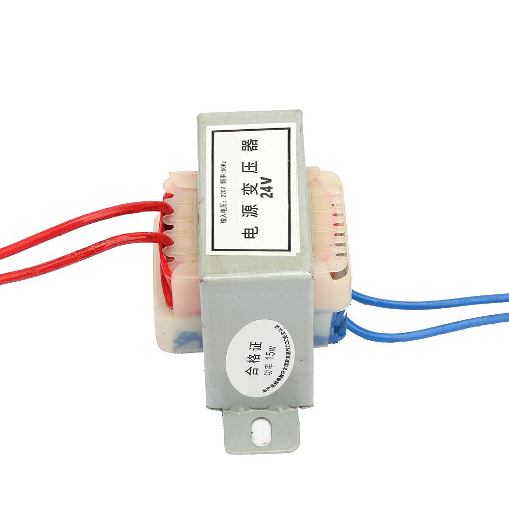 AC 12V24V Выходное напряжение 15W Входное напряжение 220V 50Hz Один силовой трансформатор (24V)