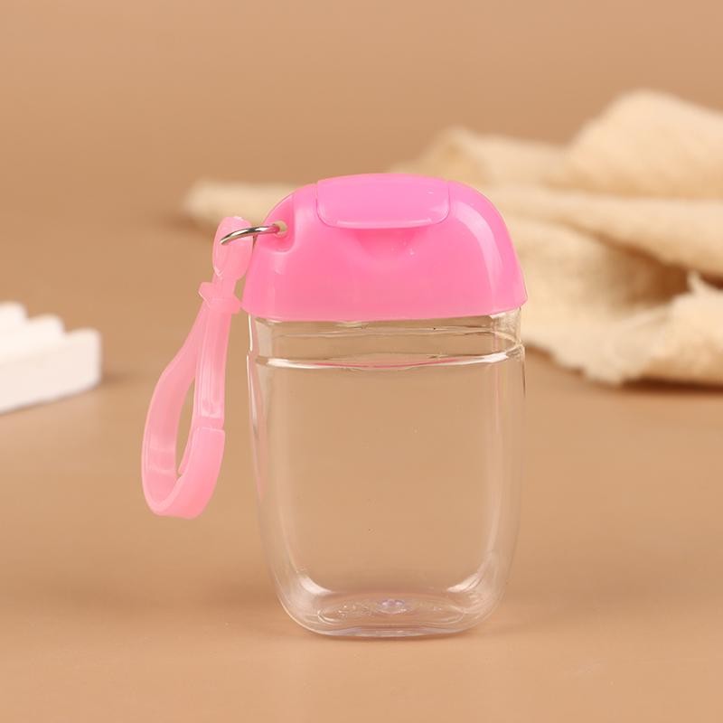 30 мл Портативные многоразовые флаконы с крючком, контейнер для дезинфицирующего средства для рук, спирта, косметики, уличный мини-контейнер-дозатор для мыла