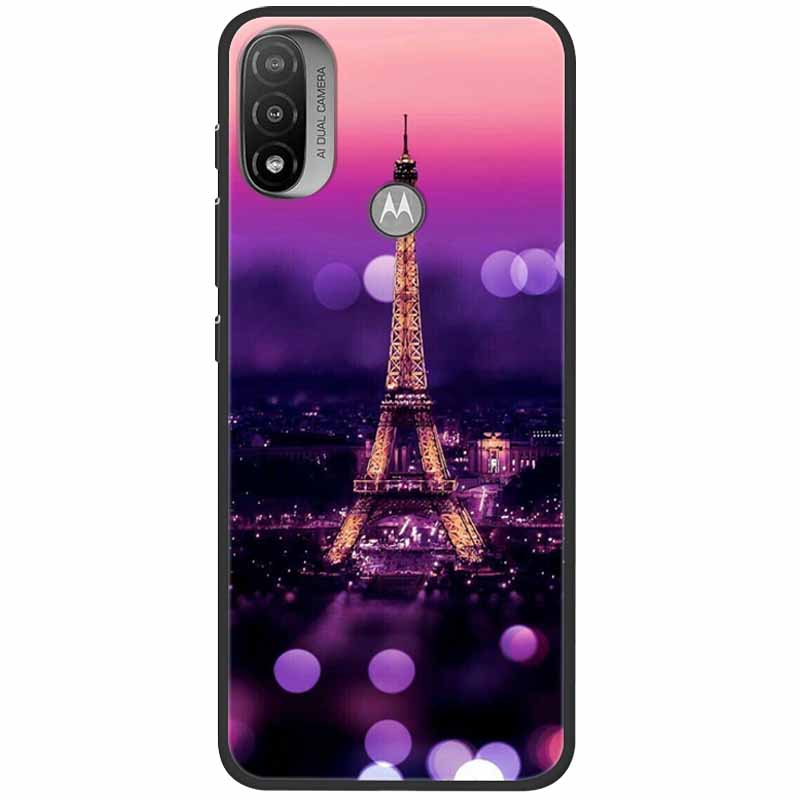 Чехол для Moto E20 E40 Силиконовый Лев Волк Мягкий Черный Coque Чехлы для Motorola Moto E40 E 20 Para TPU Чехол для MotoE40 Мультяшный