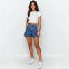 O Neck Knit White Crop Top Women Summer Casual T Shirt Basic Sexy Streetwear Ribber Black Short Sleeve Tops EMA