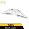 IX25 Speaker Box Trim: Triangular Bright Ring & Electroplated Sub-Silver Cover Sticker for 14 Models