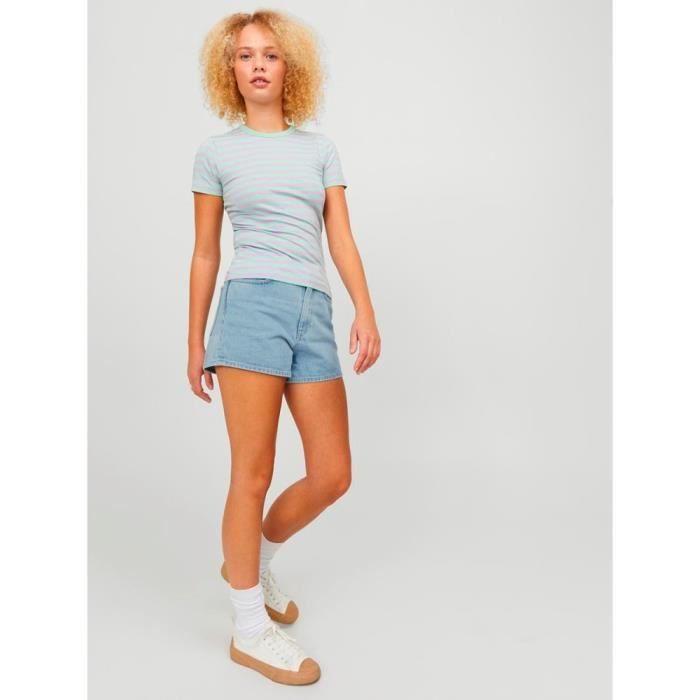 Short femme - Jack & Jones - Azul denim - 99% coton - 1% élasthanne - Confort optimal