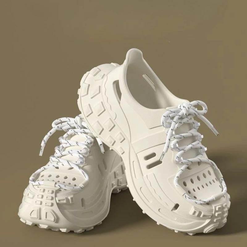 Ultralight Men's Sandal Height with Platform New Design 2025 Barefoot Adult Comfortable Luxury H Summer Sale Buy Pvc Male Shoe