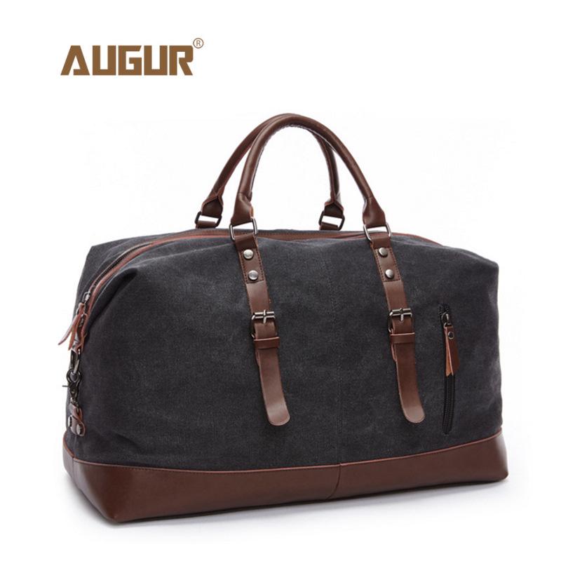 Unisex Large Capacity Canvas Travel Bag: Convertible Handbag, Shoulder Bag, Crossbody & Luggage for Casual Use.