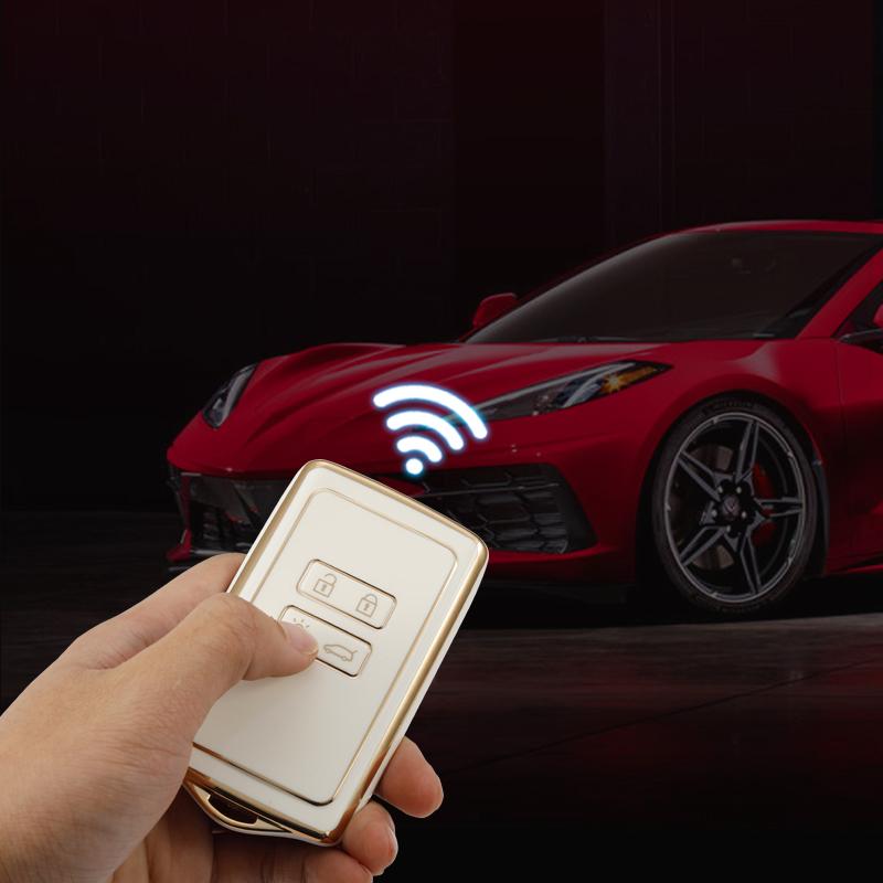 Новый чехол для ключей из ТПУ, полное покрытие для Renault Koleos Kadjar Megane Talisman Captur Espace Clio 2016-2019, аксессуары для ключей с 4 кнопками