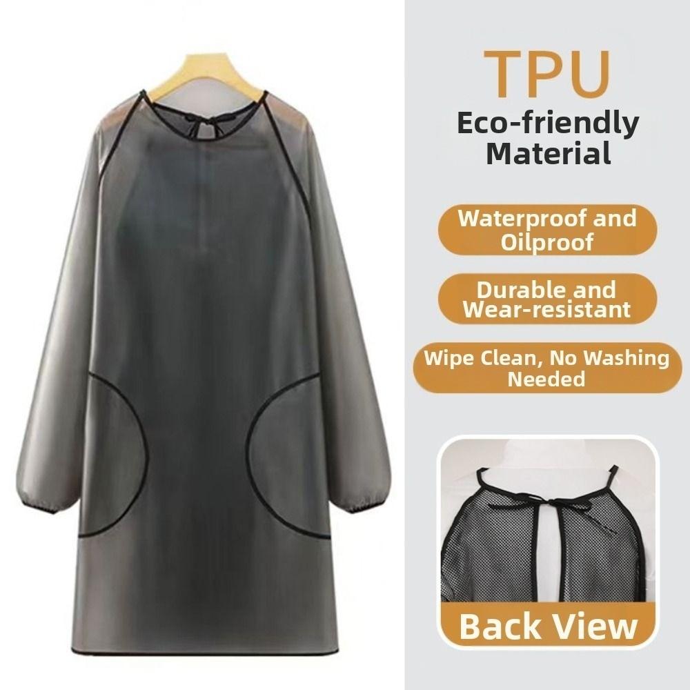 Stain-proof Kitchen Cooking Apron Waterproof Catering Work Clothes Car Wash