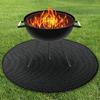 Outdoor Fireproof Mat Heat-Resistant Flame Retardant Anti-slip Deck Patio Grass Lawn Camping Stove BBQ Grill Firepit Silicone Rug Fireplace Hearth Pad
