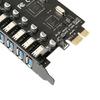 Настольные карты расширения PCIE-USB3.0 с 7 портами PCI-e