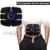 USB Rechargeable Muscle Massager Portable Abdominal Fitness Patch Shaping Massage Wireless LCD Display Massager To Relax Fatigue