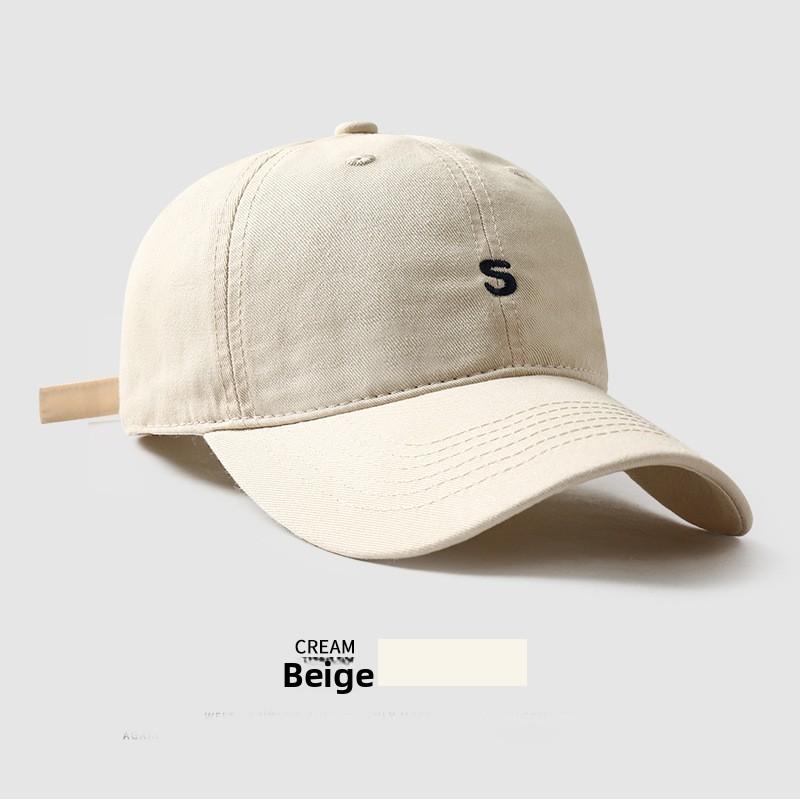 Hat Baseball Simple With Solid Color And Letter Embroidery Design For Daily