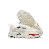 Fila Трассировщик Ткань Удобный Универсальный Дышащий Низкий верх Папины кроссовки Женские кроссовки Светло-белый F12W021111FWR